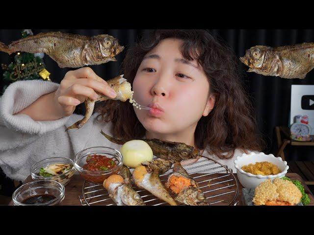 이것은 치즈가 아니여~ 알 도루묵이여~ Mukbang