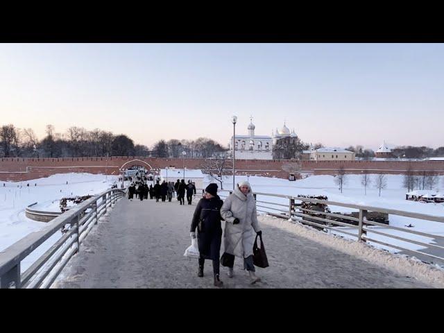 VELIKY NOVGOROD (Founded in 859). The First Old Capital of Russia in Winter 2023