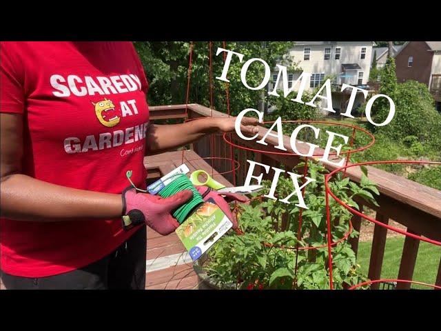 How To Extend Your Tomato Cages, Quick, Easy, DIY