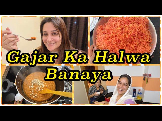 My Recipe For Malaidaar Gajar Ka Halwa| mummy made Lauki ka Raita | Maa- Beti ki recipes ️