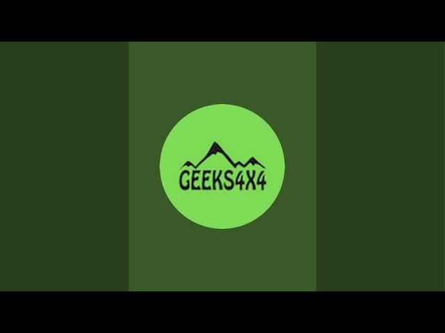 Geeks4x4 is live on the road home