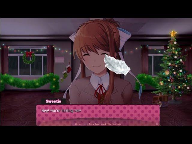 Trying out the interaction mod in the new update | "Monika After Story" DDLC (Android)