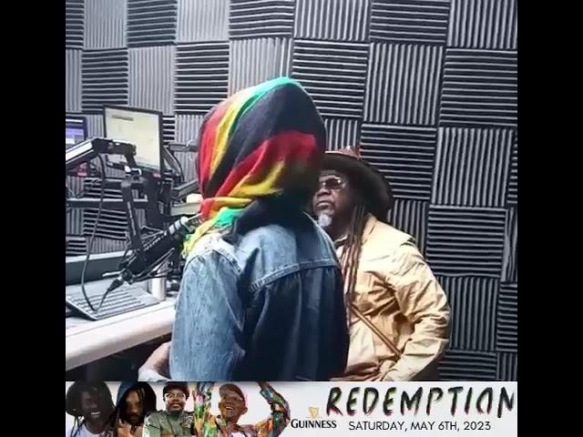 interview with Akeem 5.0 and the Veteran Luciano Jah messenger on 94.1 fm for redemption 