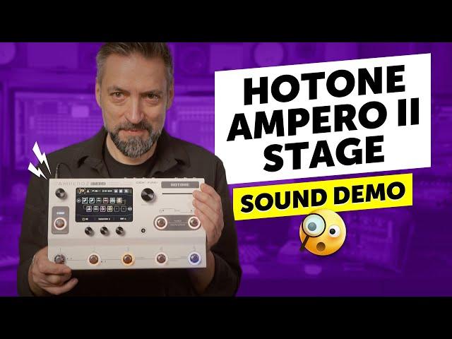 Hotone Ampero II Stage - Sound Demo