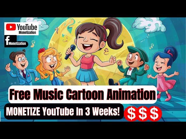 How To Create A Music Cartoon Animation Youtube Video For FREE Using AI