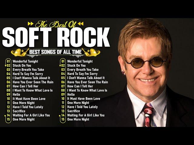 Elton John, Eric Clapton, Michael Bolton, Dan Hill, Bee Gees  Greatest Hits Soft Rock 80s 90s