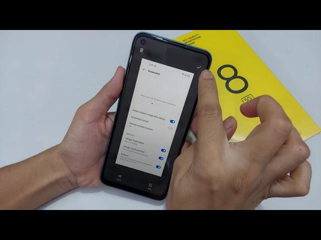 Realme 8 5G Screenshot Setting | How To Take Three Finger Screenshot In Realme 8 5G,Long Screenshot