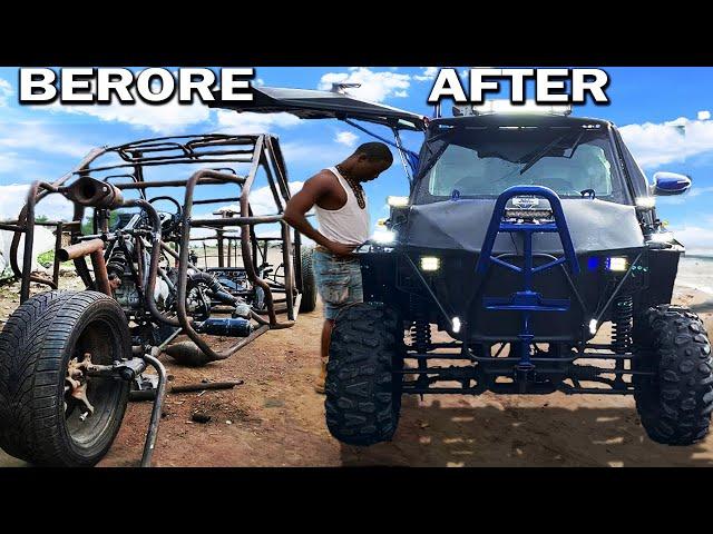 African Man Builds A Homemade 3 Wheel Car | Part one