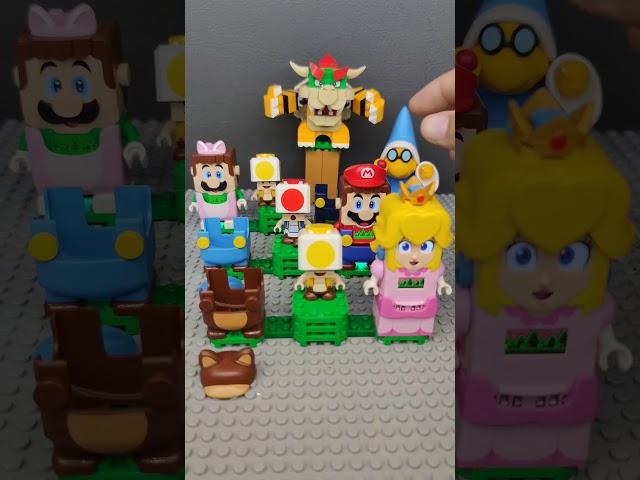 Lego Tanooki Peach and Friends: Jumping into New Power Suits and Having Fun! 2 #toys #shorts #viral