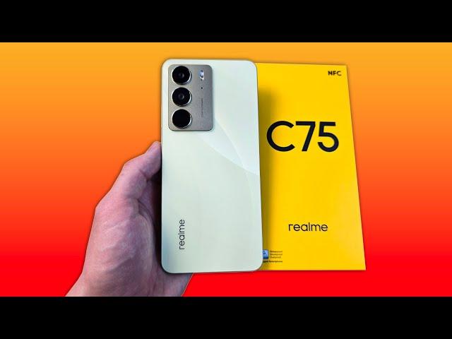 REALME C75 - БЮДЖЕТНЫЙ ТЕЛЕФОН С ЗАЩИТОЙ IP69 И БАТАРЕЕЙ 5828MAH!