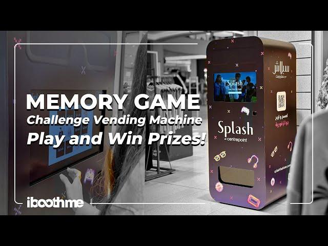Memory Game - Vending Machine | iboothme X Splash | iboothme.com