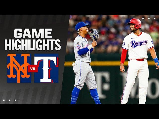 Mets vs. Rangers Game Highlights (6/18/24) | MLB Highlights