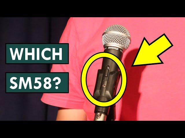 Shure SM58 with or without ON/OF switch: Which is better?