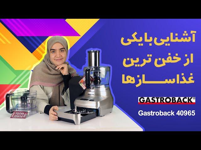 معرفی غذاساز گاستروبک مدل 40965 | Gastroback food processor