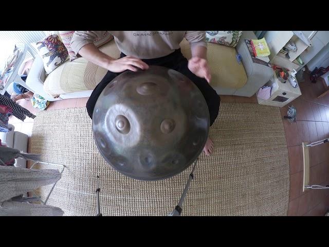 Taopan Handpan - 3 Ding Mutant layout - "Leaf scale extended" – PREVIEW