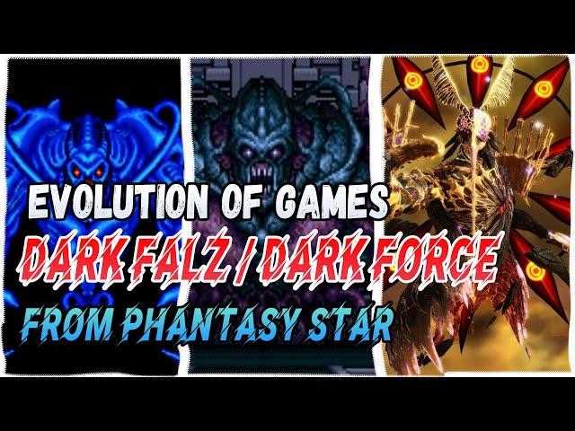 Evolution of Games: Dark Falz / Dark Force from Phantasy Star