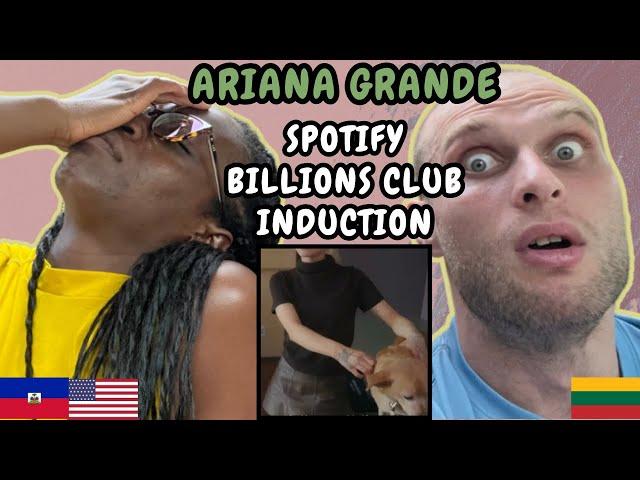 Ariana Grande - Spotify Billions Club Induction Reaction | FIRST TIME WATCHING