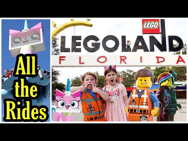 All Legoland Florida Rides | What Rides are at Legoland Florida | Lego Movie World Rides 2021