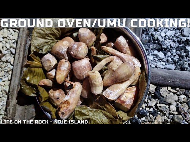 A Quick Umu or Ground Oven For Cooking Our Food! Another Backyard Outdoor Cooking Session!