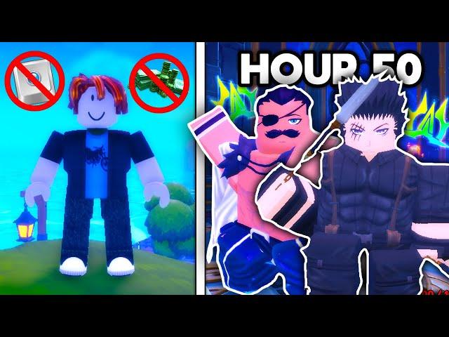I Survived 50 HOURS on my HARDCORE Noob to Pro in Anime Defenders (#2)