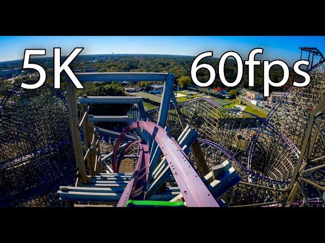 Iron Gwazi front seat on-ride 5K POV @60FPS Busch Gardens Tampa