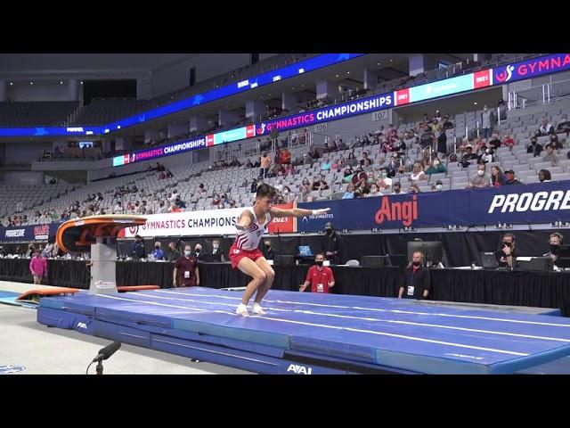 Yul Moldauer - Vault - 2021 U.S. Gymnastics Championships - Senior Men Day 1