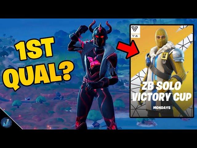 My FIRST Zero Build SOLO Tournament!