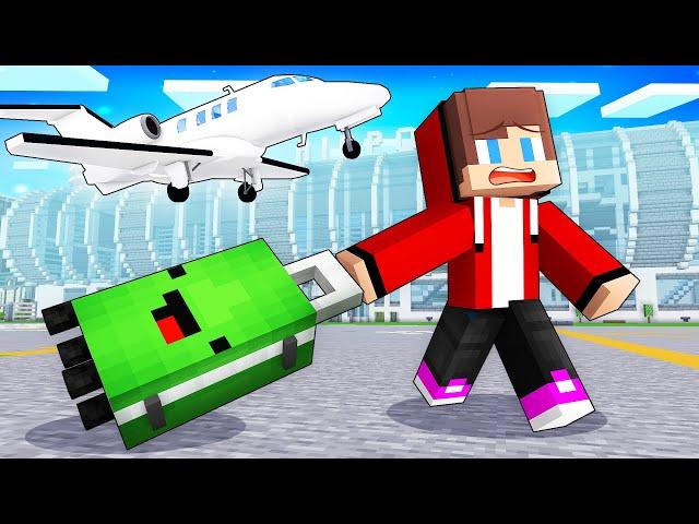 Mikey vs JJ Hide & Seek inside an Airport in Minecraft (Maizen)