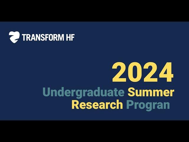 2024 Undergraduate Summer Research Program