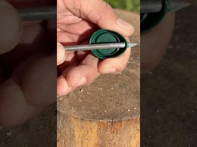 Bushcraft Tool for Nuts #bushcraft #fishing #luremaking #outdoor #angler #survivaloutdoors #diy