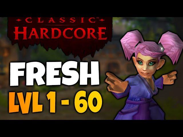 Hardcore Leveling in Fresh Classic WoW !Guide !Gold