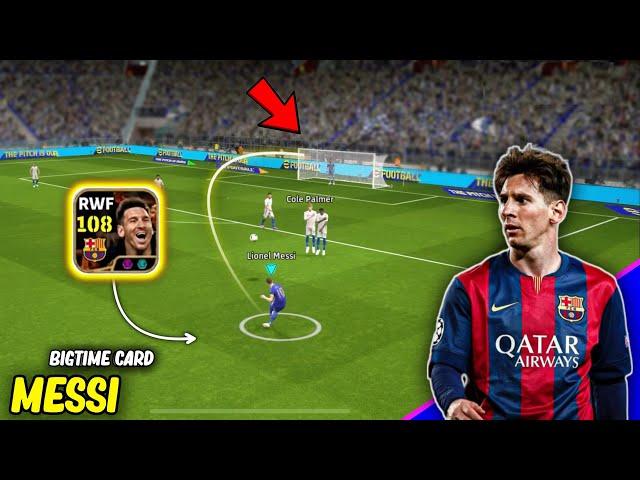 Big Time 108 Blitz Curler L. MESSI The Best Card in eFootball 2025 Mobile