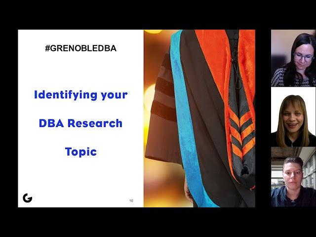 Doctorate of Business Administration (DBA): Identifying your Research Topic