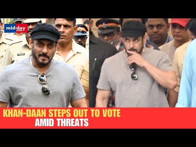 Maharashtra Election 2024: Salman Khan, Salim Khan, Arbaaz Khan, Sohail Khan vote