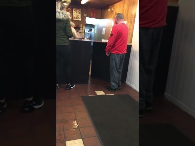 Angry Glasgow man upset in Chinese takeaway because of wrong sauce - Part 1 #glasgow #funnyvideo