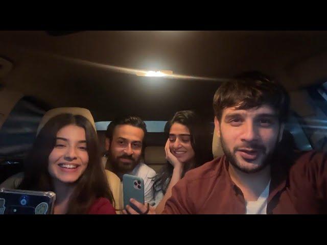 Usama Khan | Zainab Shabbir | Sehar Khan | Afraz Rasool | Live in Car | Teri Rah Mein | Rang Mahal