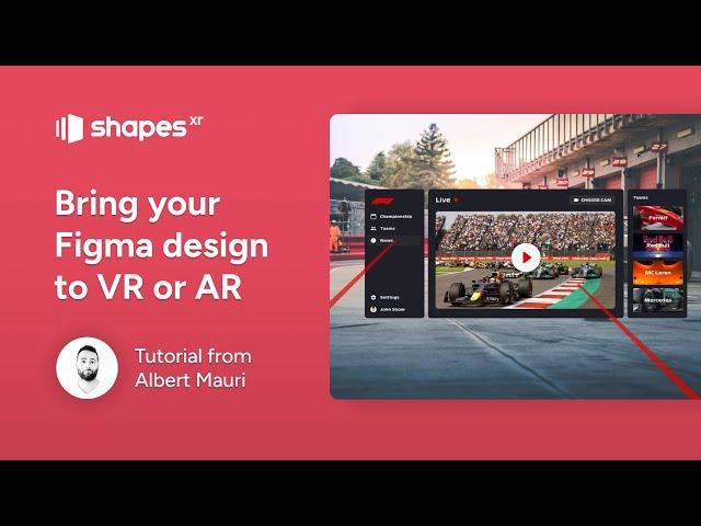 How to view Figma UI Design in VR or AR. ShapesXR Tutorial.