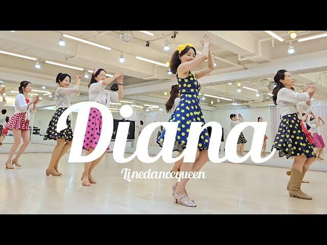 Diana Line Dance l Absolute Beginner l 다이아나 라인댄스 l Linedancequeen l Junghye Yoon