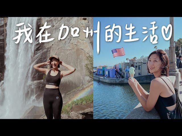 加州週末Vlog 優勝美地國家公園絕美瀑布、海邊衝浪小鎮一日遊！｜林宣 Xuan Lin