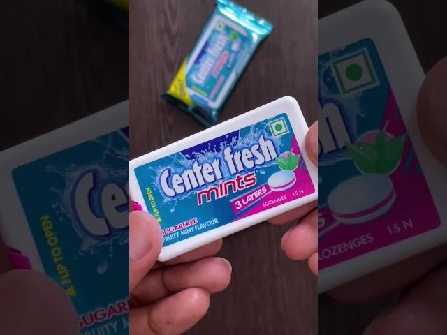 Center Fresh Mints | Center Fresh Sugar Free Mints Review | #shorts #trending  #candy #mint #review