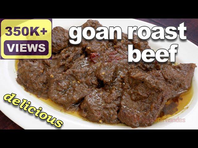 Goan Roast Beef Recipe | Authentic Goan Beef Roast Recipe | Goan Recipes by Fatima