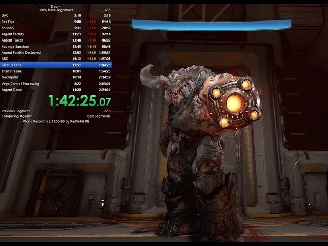 DooM 2016 | 100% UN in 2h25min11sec (former 1st place) (No commentary)