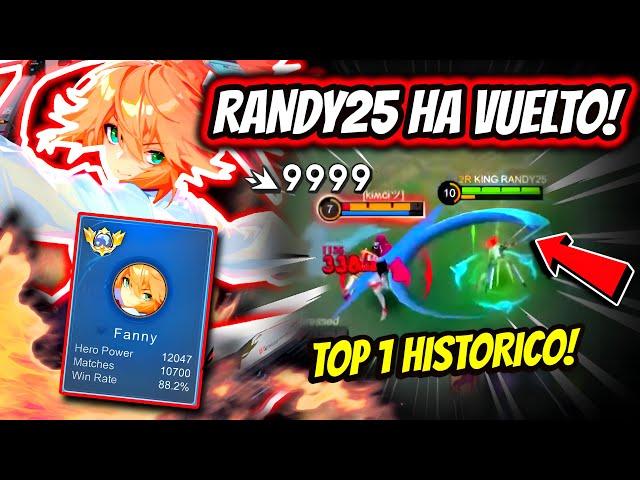 THE BEST FANNY OF ALL TIME IS BACK! RANDY25 GAMING IS BACK! | MLBB