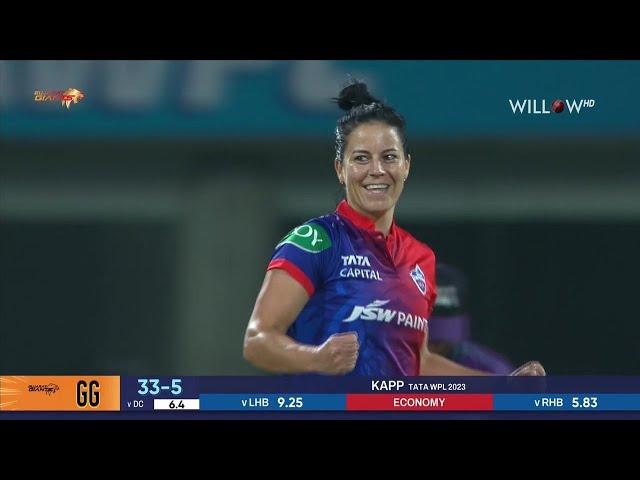 Marizanne Kapp 5 wickets vs Gujarat Giants women