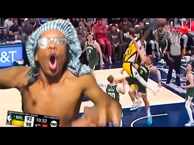 giannis please come back... | BUCKS VS PACERS GAME 4!!