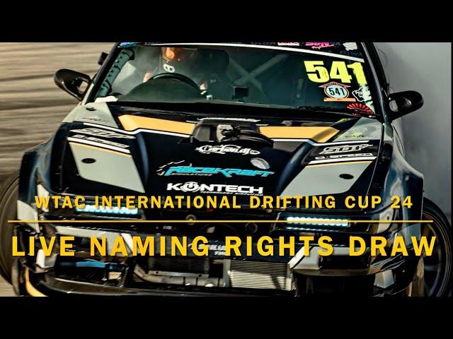 Live Sponsor Draw for WTAC International Drifting Cup 2024 Luke Veersma Drift