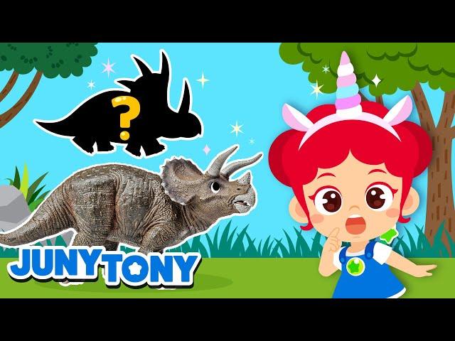 *BARU* Dinosaurus Bertanduk | Triceratops | Lagu Dino | Kartun Anak | JunyTony Bahasa Indonesia