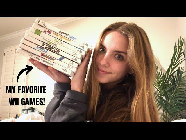 lofi ASMR ranking my FAVORITE WII GAMES!! (some hot takes )