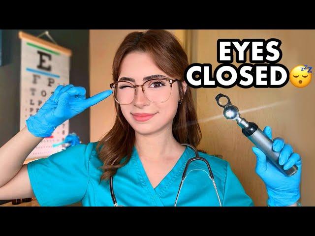 ASMR Cranial Nerve Exam but EYES CLOSED  Doctor ASMR for Sleep ️ Follow my Instructions