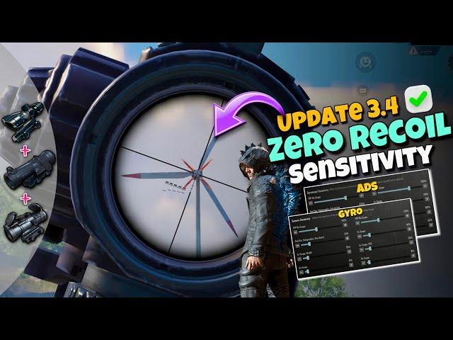 Update 3.4 Best Sensitivity And Settings  For All Devices | PUBG / BGMI | GB ALPHA